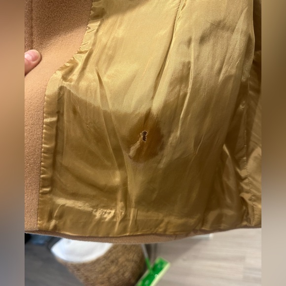 Camel Peacoat with Fur Collar - Picture 11 of 11